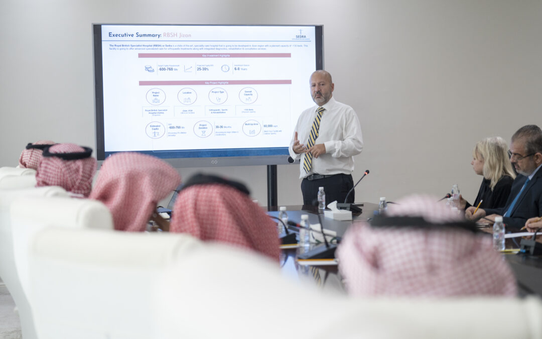 Professor Ali Ghoz at a recent visit to Jazan in Saudi Arabia.