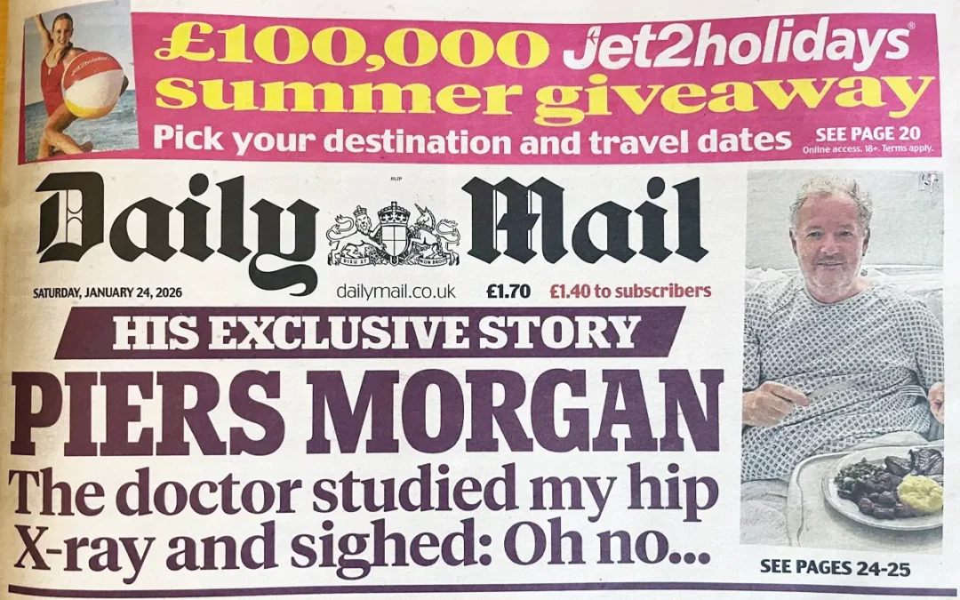 On the front page (for the right reasons)